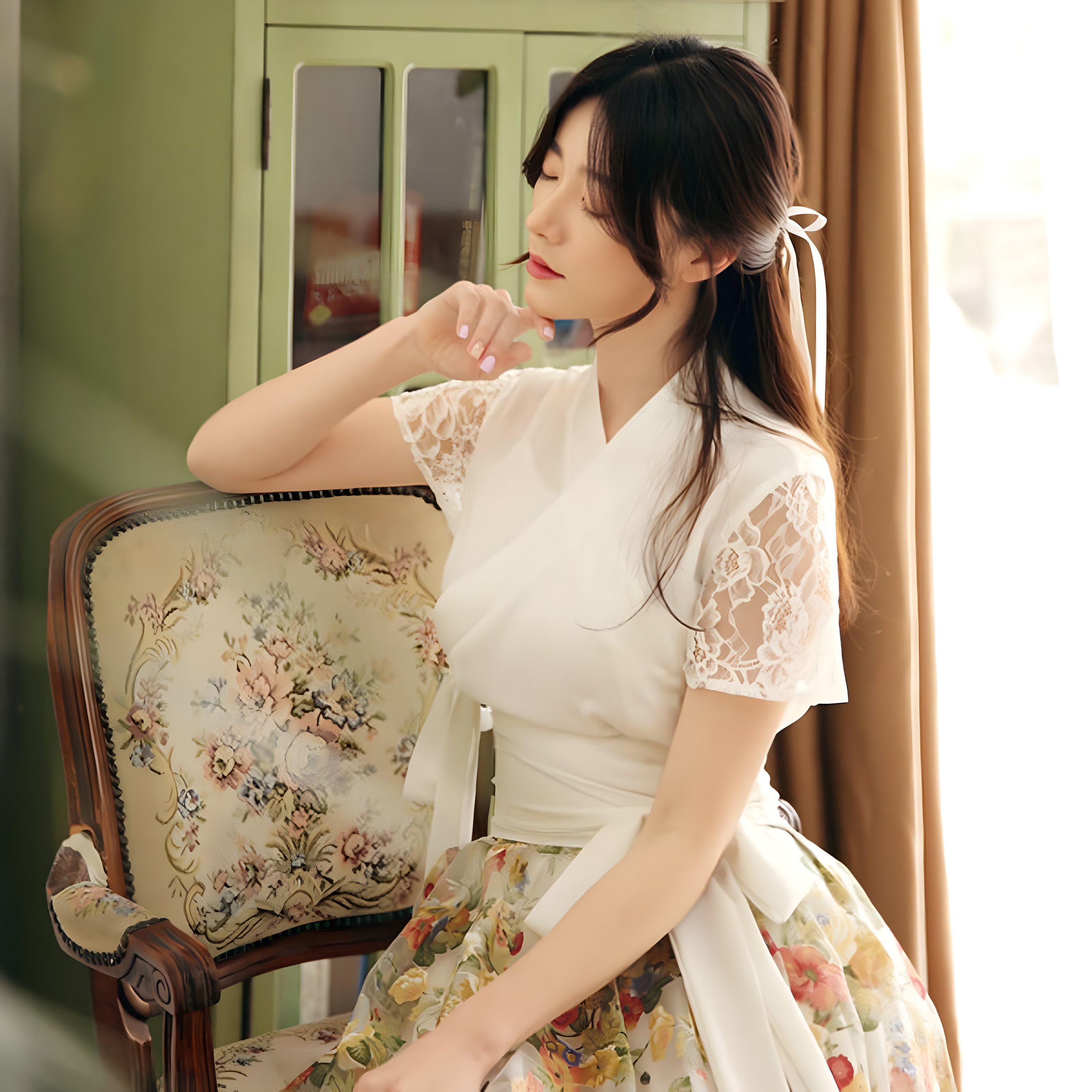 The Nari Lace Blouse