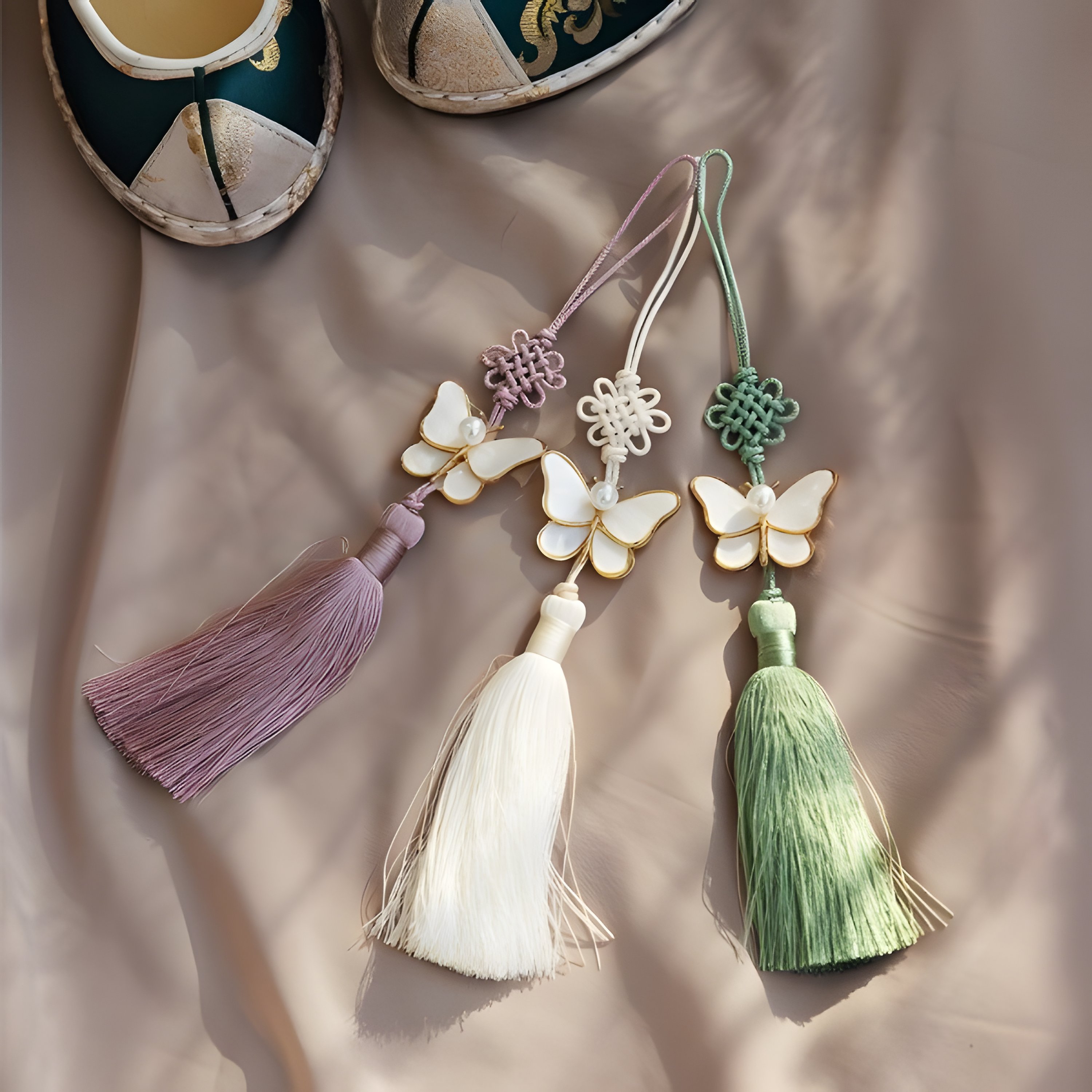 The Mother-of-Pearl Butterfly Norigae