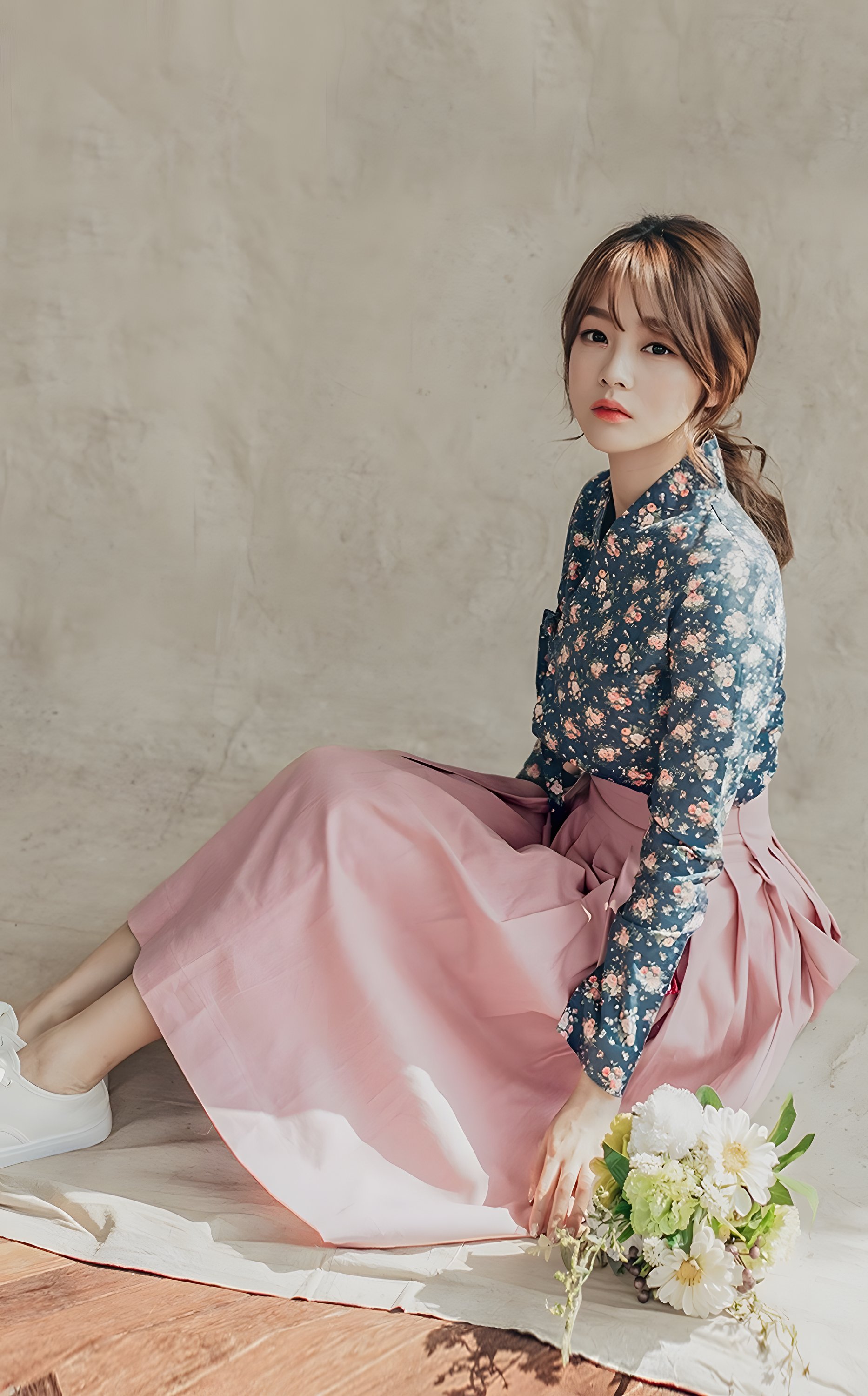 The Linen Wrap Chima (Indi-Pink)