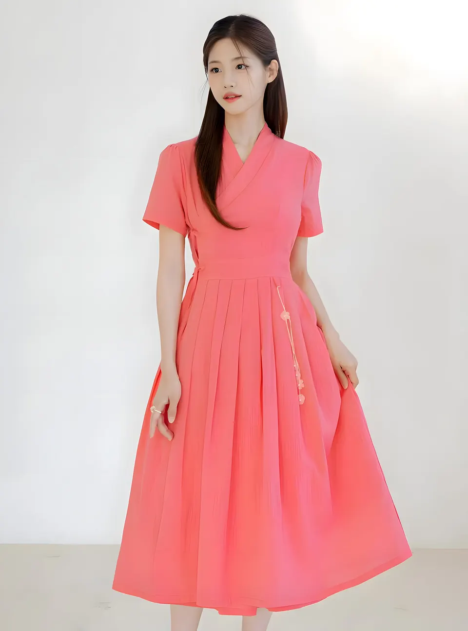 The Heenari Linen-Touch Cheollik, dress from the collection, product photograph