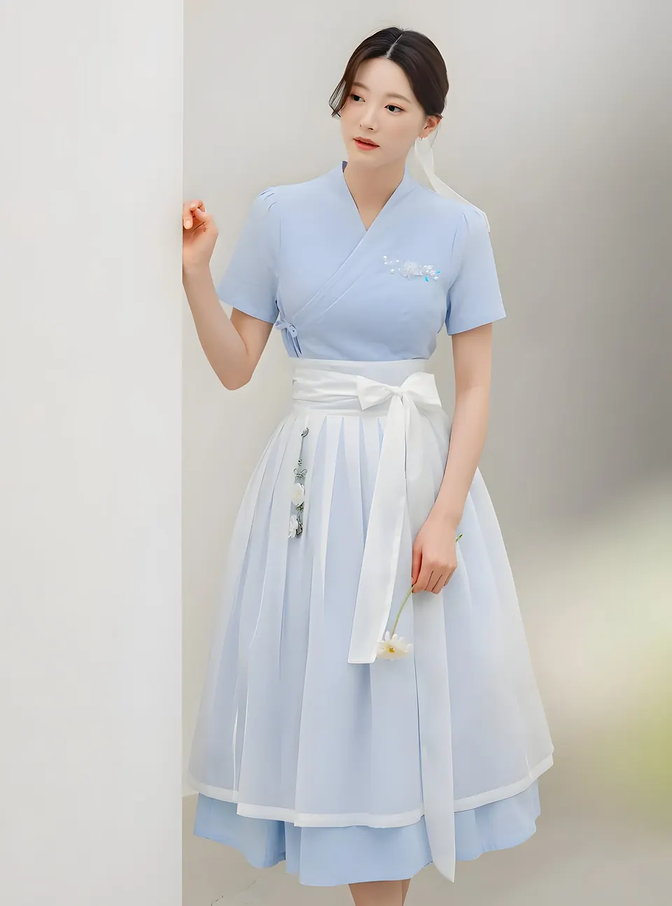 The Haena Organza Skirt, skirt from the collection, product photograph