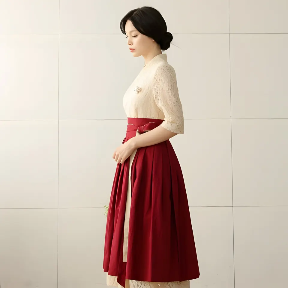 The Daily Hanbok Skirt, skirt from the collection, product photograph