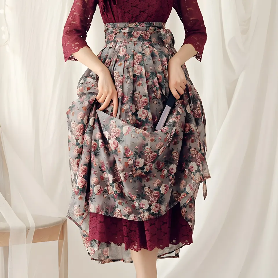 The Sanarae Skirt, skirt from the collection, product photograph