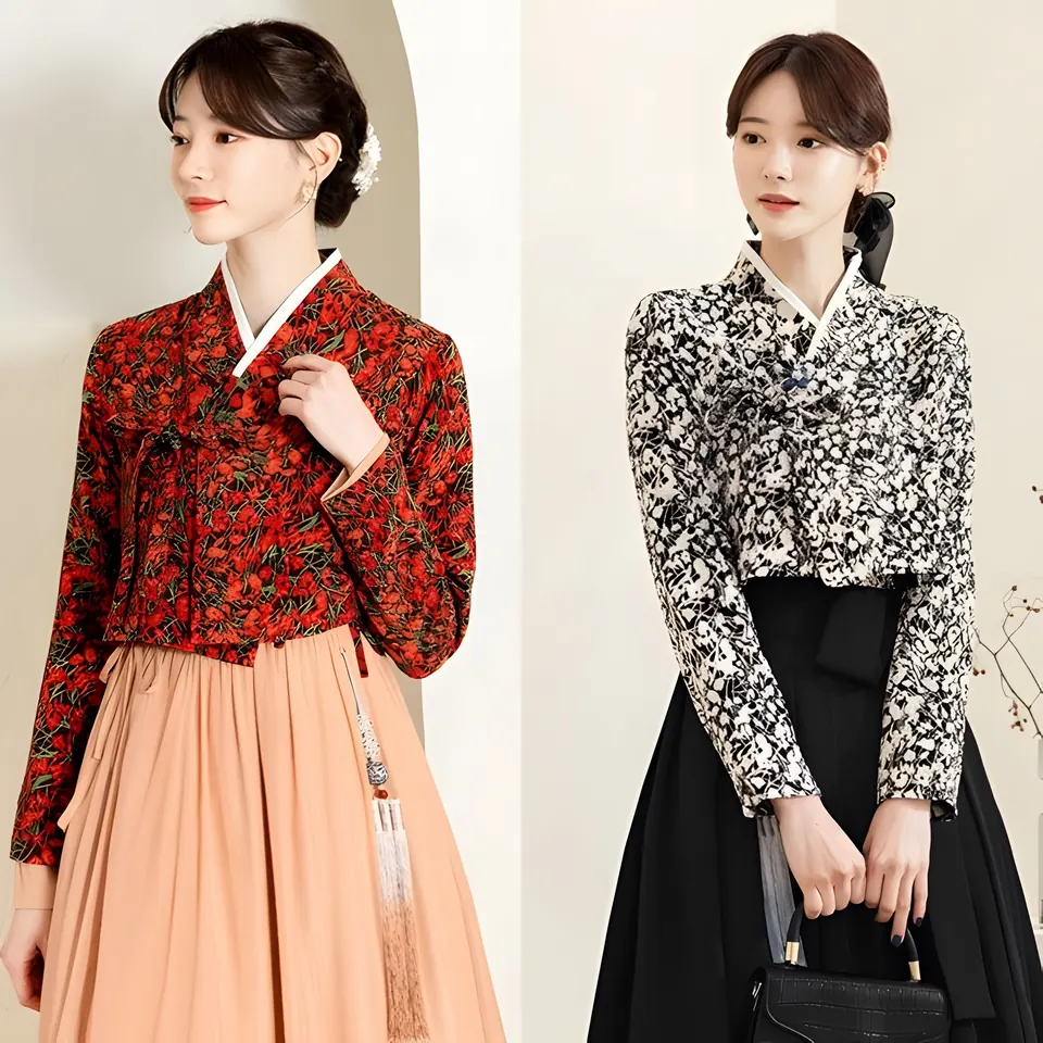 The Danbi Jeogori Blouse, blouse from the collection, product photograph
