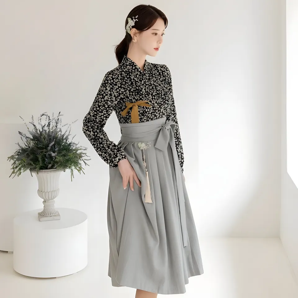 The Daol Floral Cheollik, dress from the collection, product photograph