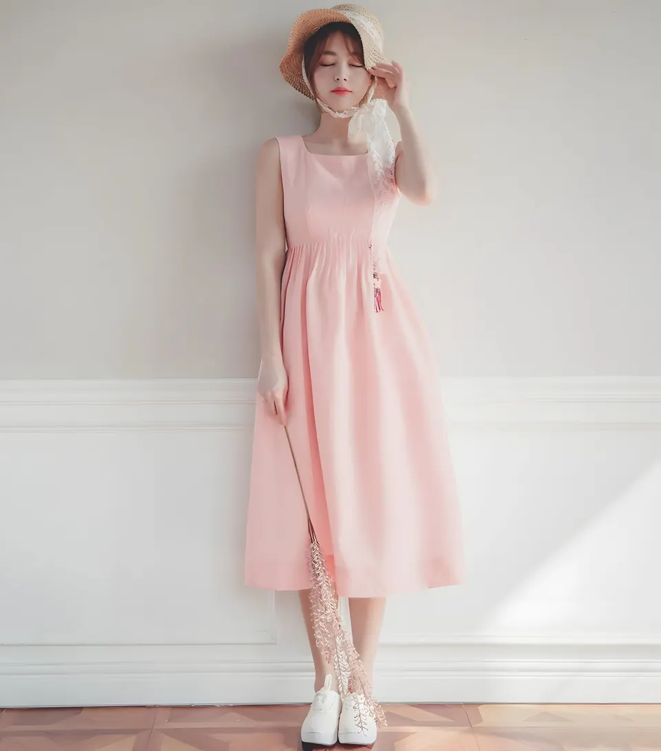 The Yeoreum Sleeveless Dress, dress from the collection, product photograph