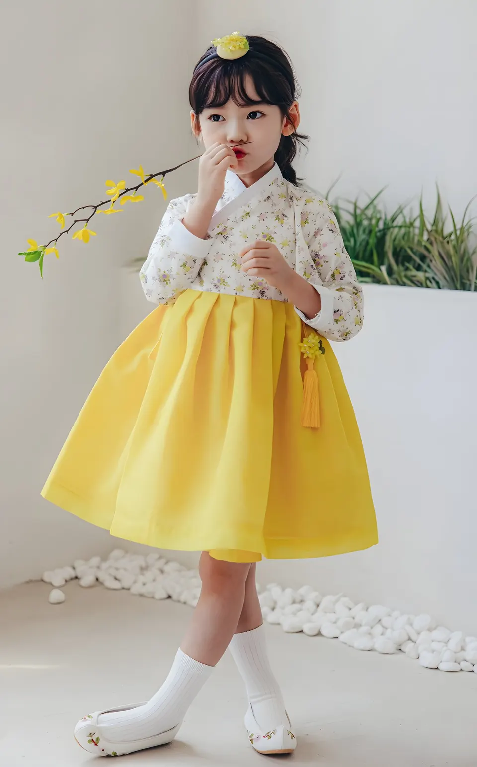 The Sopung Girl's Hanbok Dress, kids from the collection, product photograph