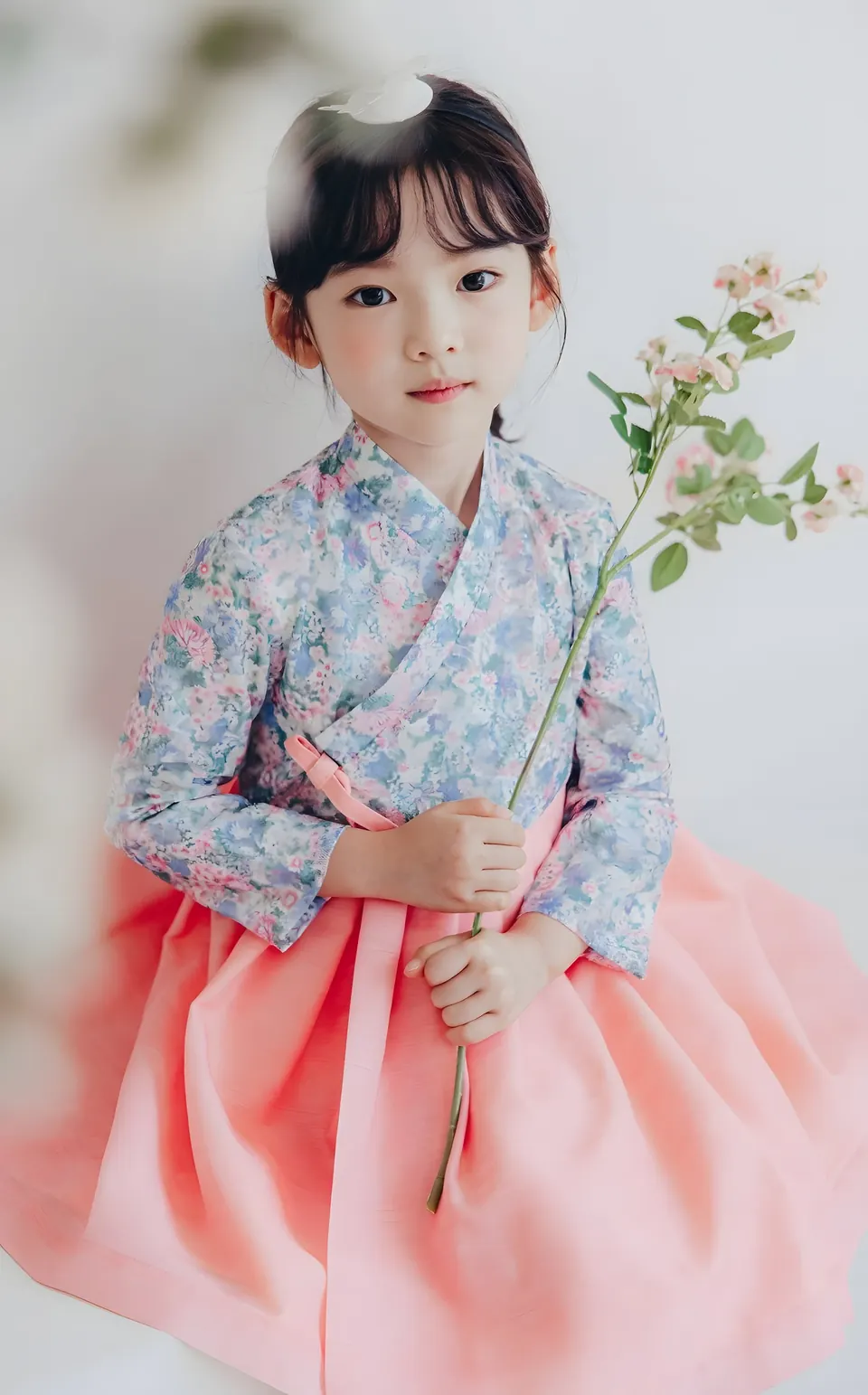 The Hosu Girl's Hanbok Dress, kids from the collection, product photograph