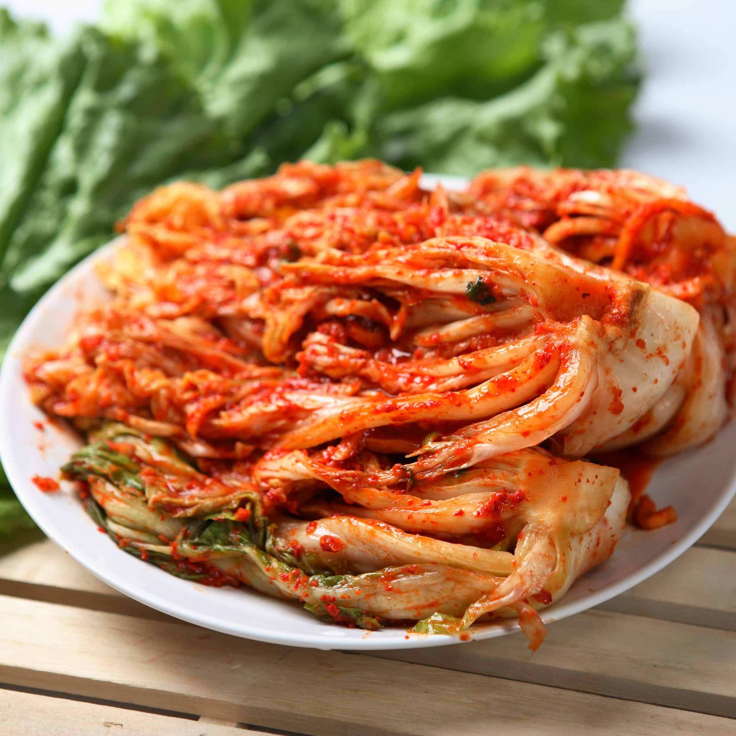 Korean kimchi, freshly fermented